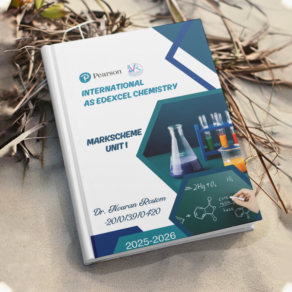 Dr: Nouran Rostom / A Level Edexcel / Chemistry / Classified and Mark scheme Unit 1,2 - Image 2