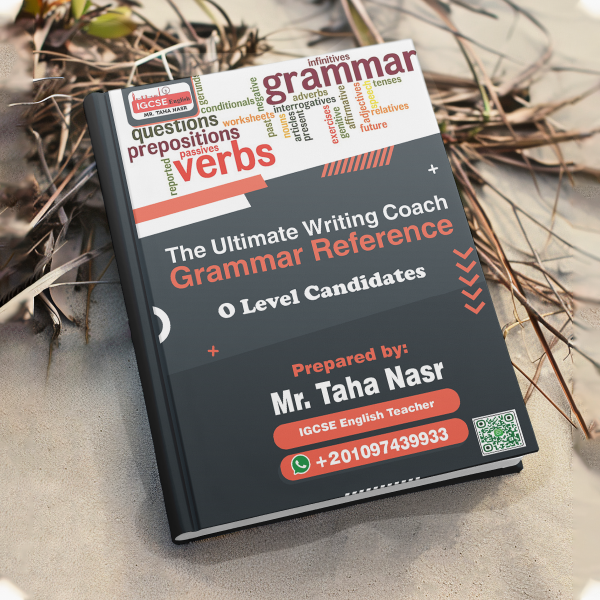 Dr Taha Nasr Cambridge O.Level English  A Second Language(ESL) Past Papers ,Grammar,writing,writing notes - Image 2