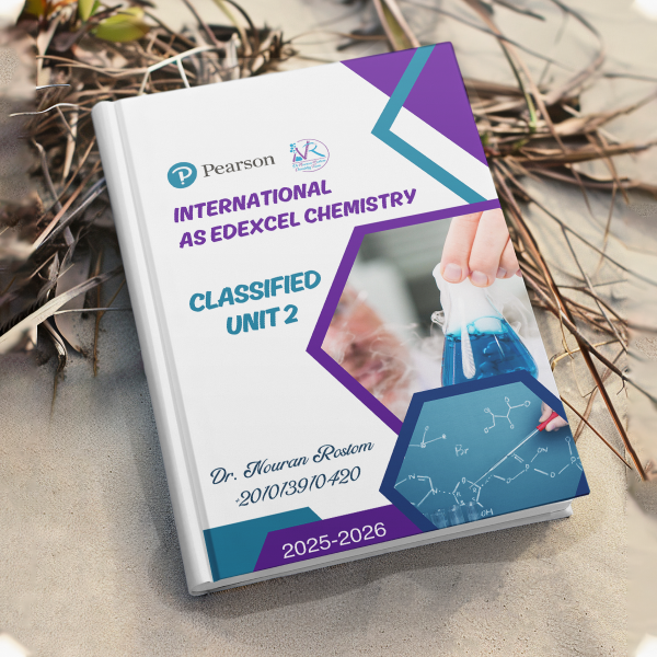 Dr: Nouran Rostom / A Level Edexcel / Chemistry / Classified and Mark scheme Unit 1,2 - Image 4